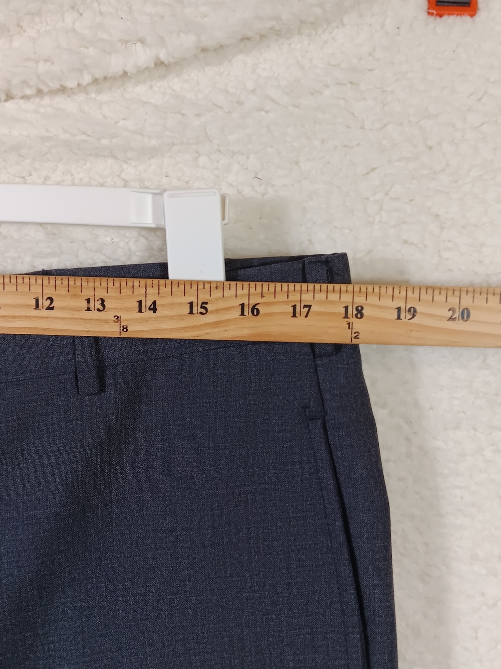 Vintage Polo Ralph Lauren Pants Mens 36x30 Gray 100% Wool Pleated Dress Talon - Picture 9 of 13